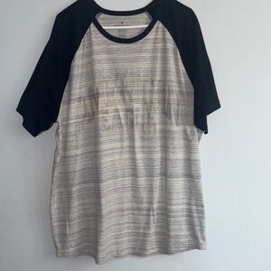 American Eagle Striped Raglan T-Shirt